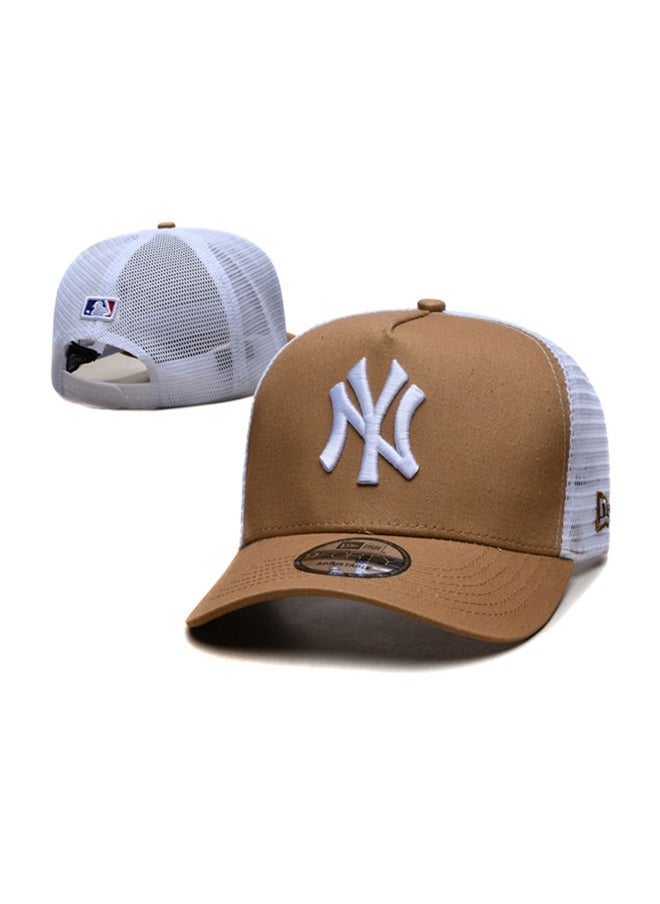 NEW ERA New Era 9Fort New York Yankees baseball cap duckbill cap sun hat pure cotton men's and women's outdoor sports brown 