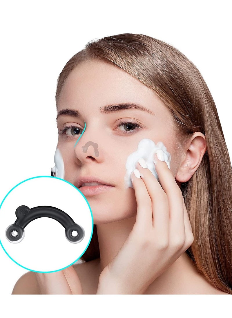 Excefore Nose Shaper Up Lifting Shaping Clip Beauty Tool Inserts No Pain Invisible Straightening Kit for Women Men (Black, 2 Sets)  - Image 5