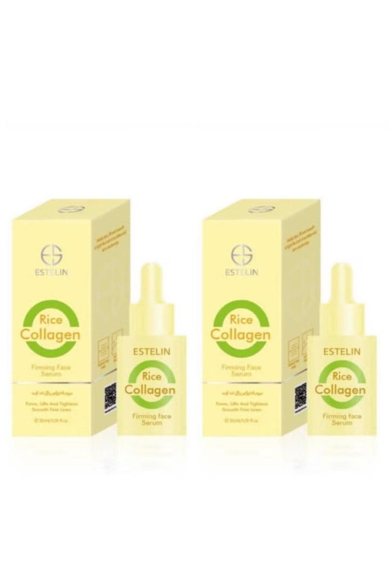 ESTELIN Rice Collagen Firming Face Serum 30 ml 2 pcs