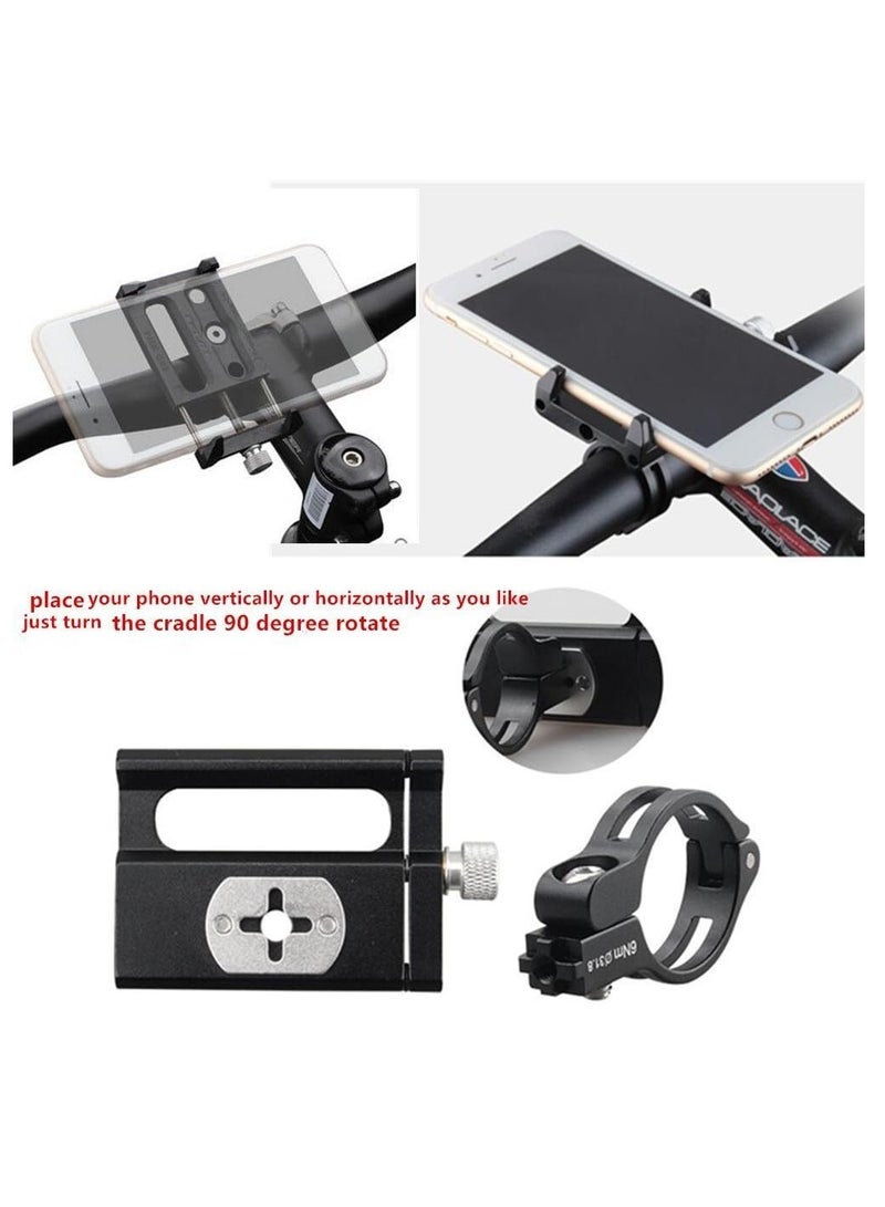 جي يو بي حامل هاتف GUB للدراجات النارية والدراجات الهوائية، حامل هاتف عالمي من سبائك الألومنيوم قابل للتعديل متوافق مع iPhone X XR Xs 7s 8 Plus، متوافق مع Samsung S9/S8/Note5/4 - Image 4