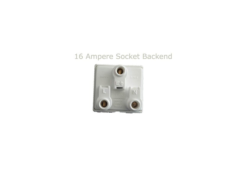 CS C&S Water Proof 8 Module Plastic Box with 2 16 A Switches and 3 16 A Sockets - Image 3