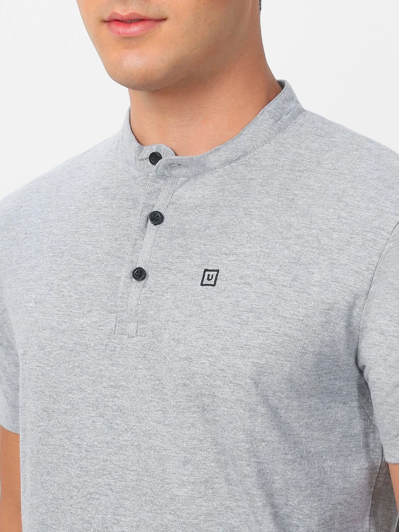 Urbano Fashion  Urbano Fashion B0C7RGKGPY Grey Melange  | Best Price UAE