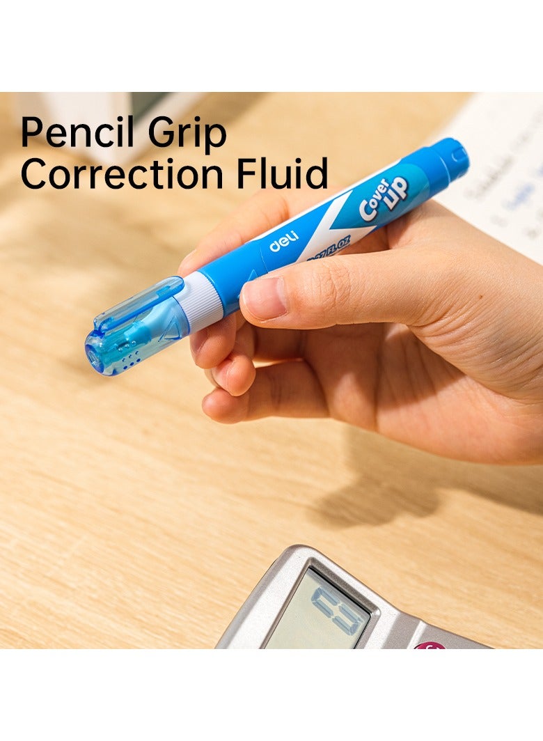 Deli Deli EH402-MT 8 mL Precision Correction Pen – ideal for flawless edits & clean paperwork - Image 2