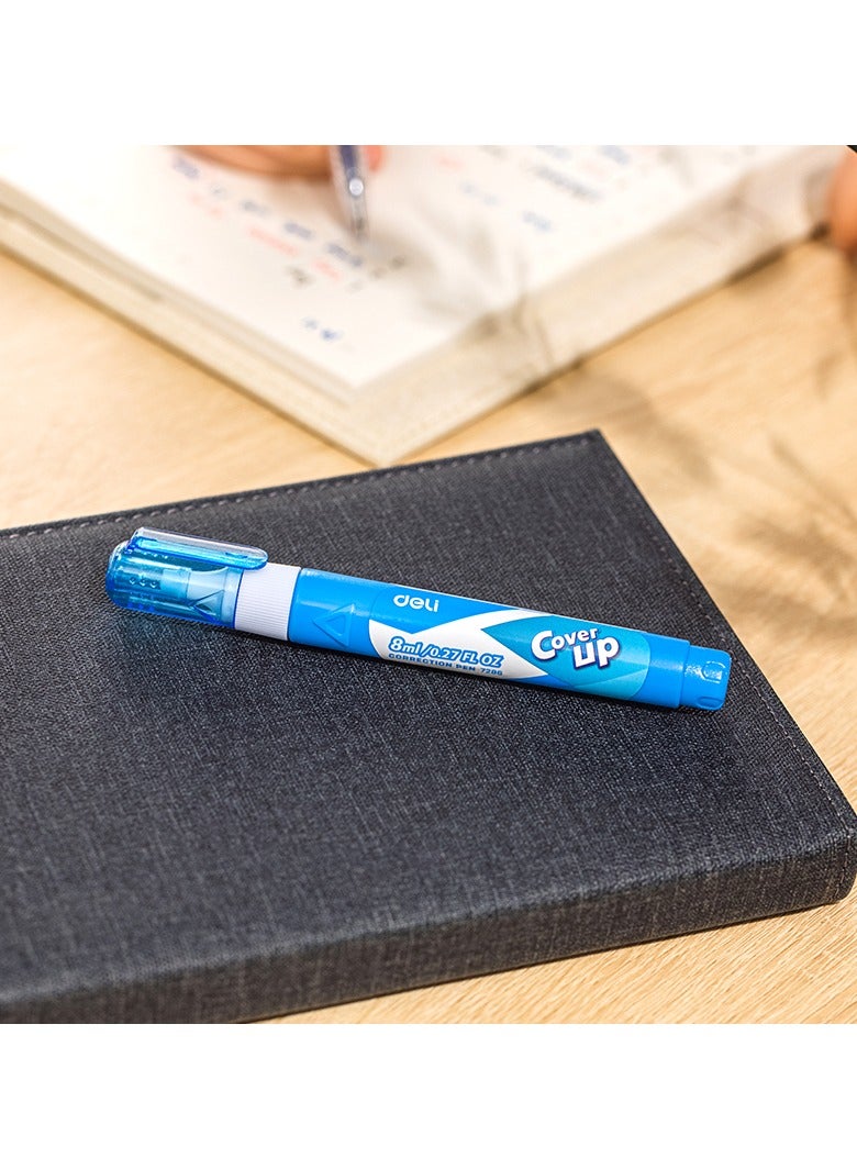 Deli Deli EH402-MT 8 mL Precision Correction Pen – ideal for flawless edits & clean paperwork - Image 4