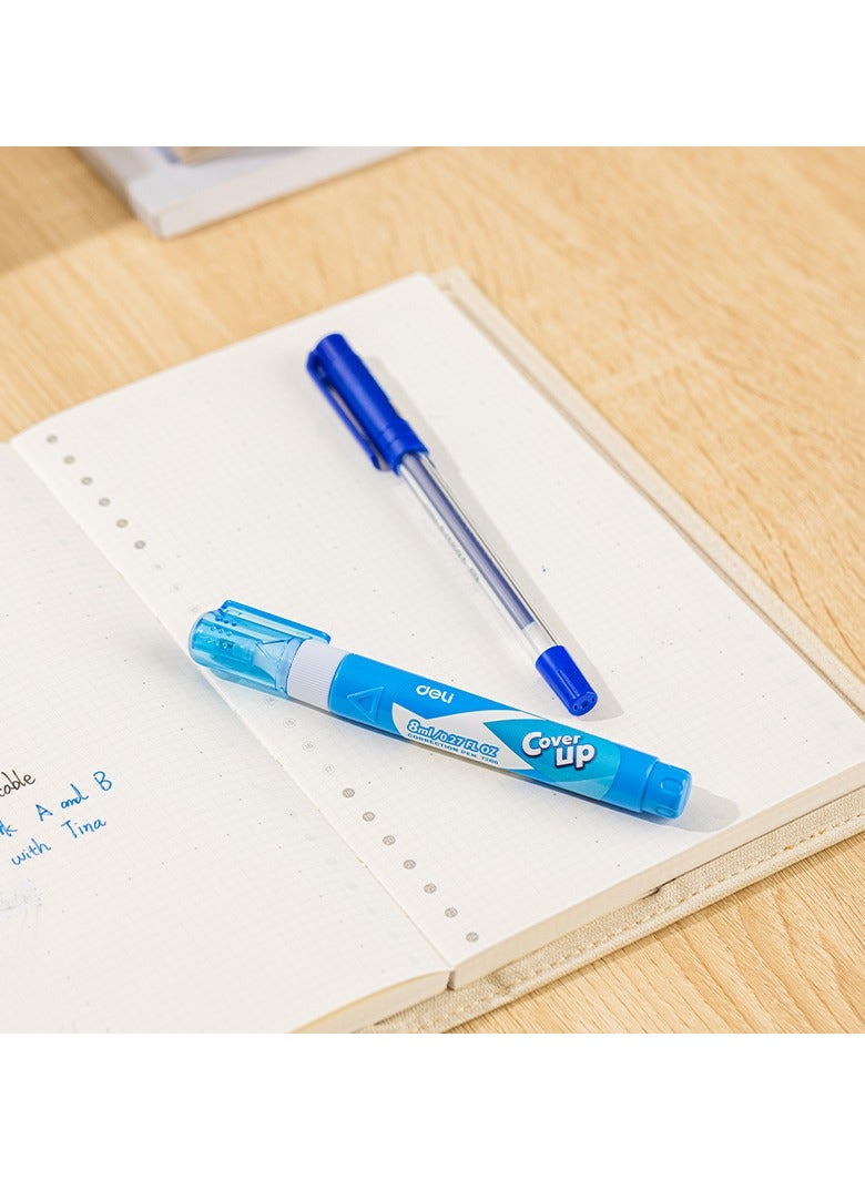 Deli Deli EH402-MT 8 mL Precision Correction Pen – ideal for flawless edits & clean paperwork - Image 5