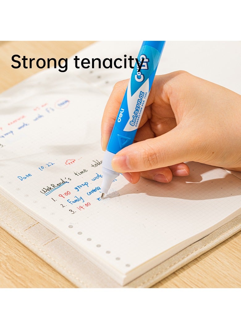 Deli Deli EH402-MT 8 mL Precision Correction Pen – ideal for flawless edits & clean paperwork - Image 3