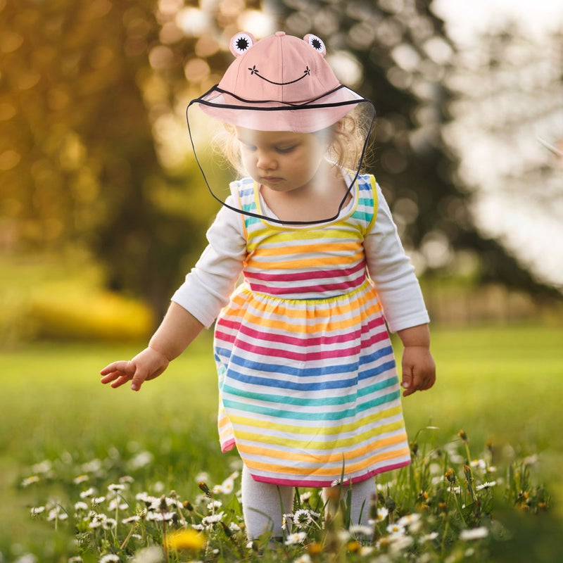 1PC Windproof Cotton Fisherman Hat Outdoor Hat with Transparent for ( ) - Image 3