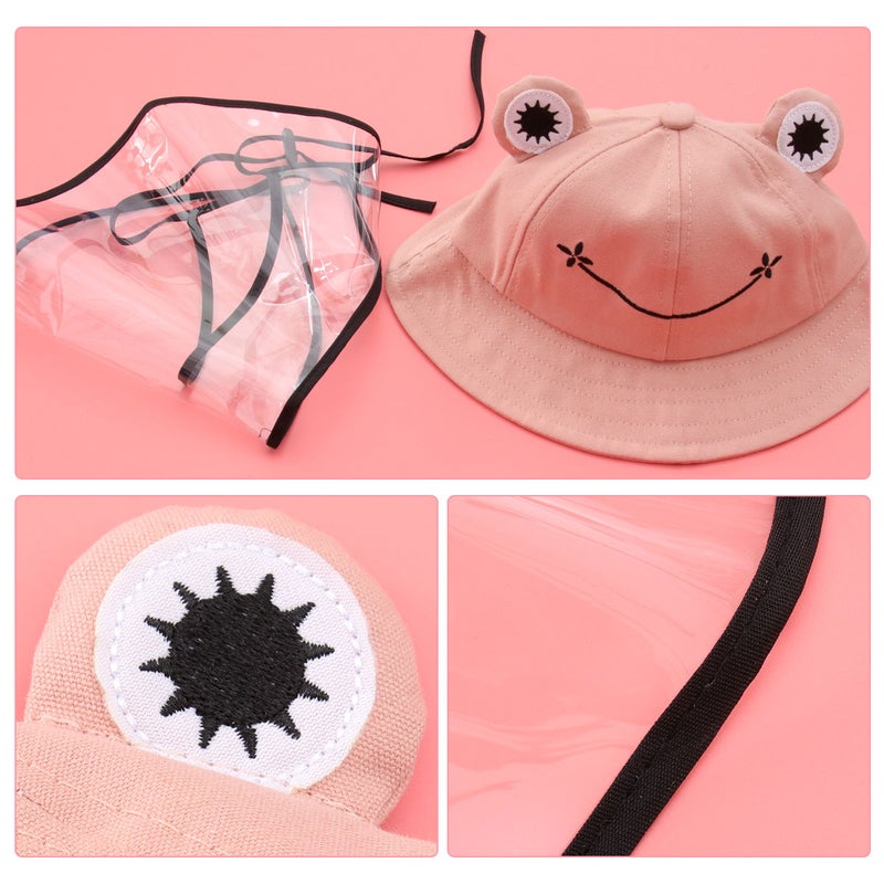 1PC Windproof Cotton Fisherman Hat Outdoor Hat with Transparent for ( ) - Image 1