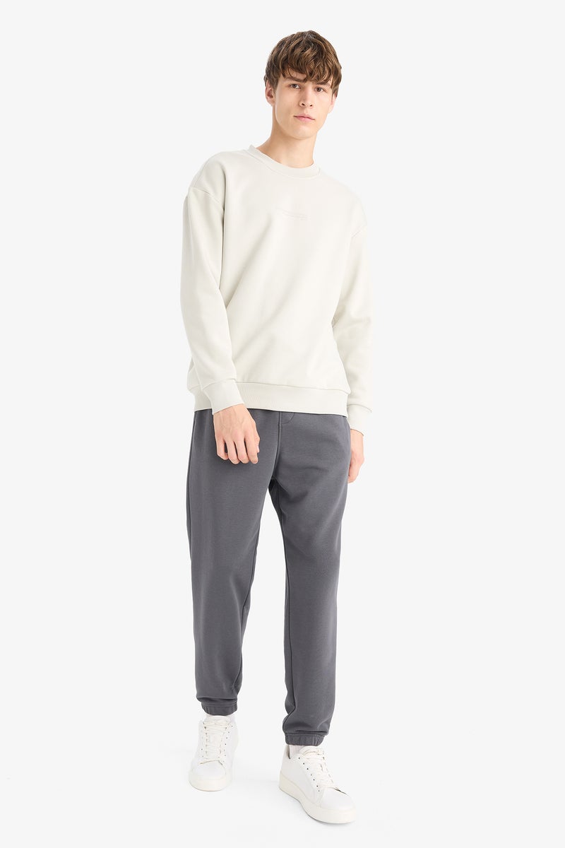 DeFacto Grey Man Regular Fit Trousers Casual - Image 2
