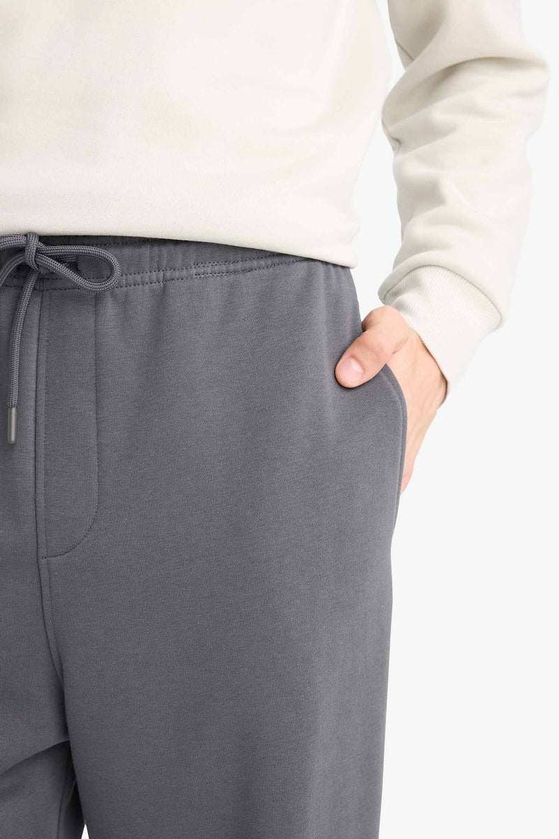 DeFacto Grey Man Regular Fit Trousers Casual - Image 5