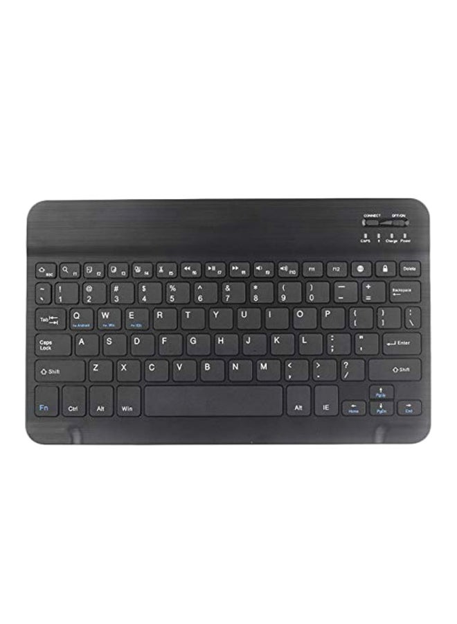 NIBEMINENT Slim Portable Mini Wireless Bluetooth Keyboard For Tablet/Laptop/Smartphone Black - Image 1