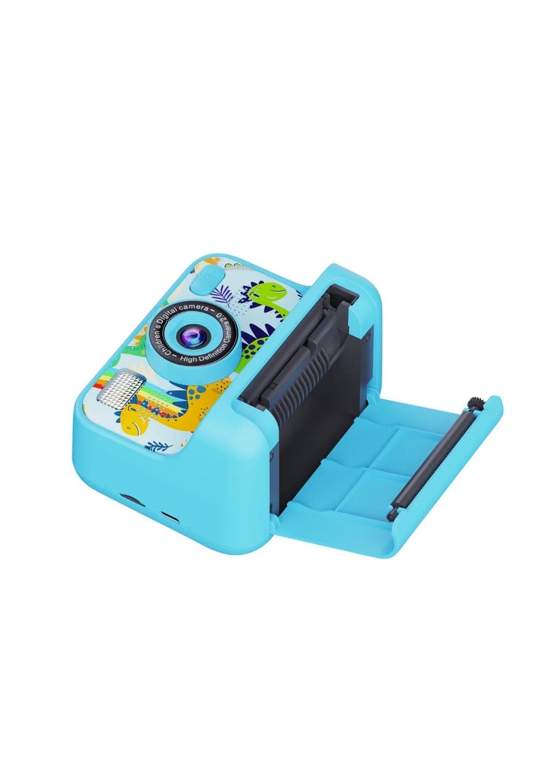BlueFire Kids Instant Print Camera | 1080P HD Dual-Lens Digital Selfie Camera with 2.4" IPS Screen, Instant Thermal Printing, 4000W Photo Resolution, MP3 Player, Games, Filters & Frames, Rechargeable Battery, Perfect Gift for Boys & Girls - Image 4