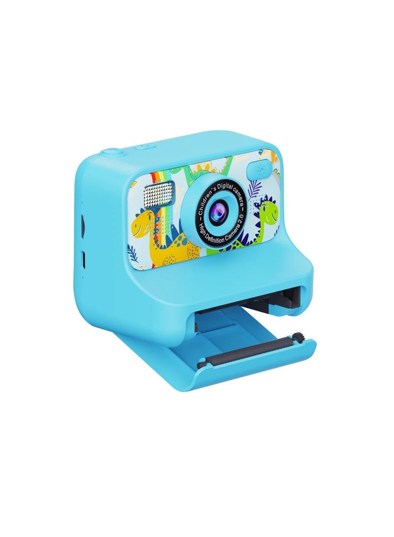 BlueFire Kids Instant Print Camera | 1080P HD Dual-Lens Digital Selfie Camera with 2.4" IPS Screen, Instant Thermal Printing, 4000W Photo Resolution, MP3 Player, Games, Filters & Frames, Rechargeable Battery, Perfect Gift for Boys & Girls - Image 5
