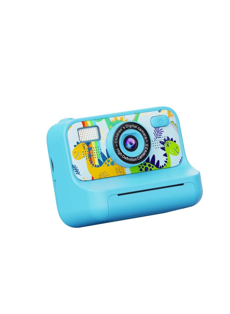 BlueFire Kids Instant Print Camera | 1080P HD Dual-Lens Digital Selfie Camera with 2.4" IPS Screen, Instant Thermal Printing, 4000W Photo Resolution, MP3 Player, Games, Filters & Frames, Rechargeable Battery, Perfect Gift for Boys & Girls - Image 2