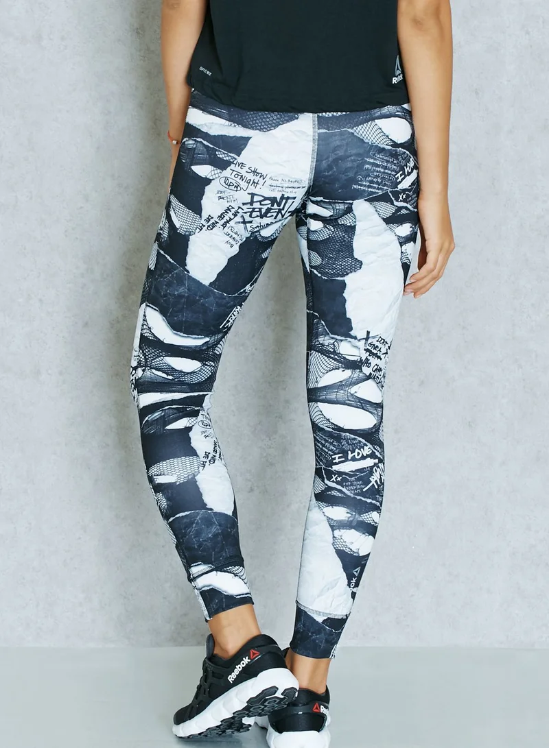 Reebok Dance Shredded Punk Tights