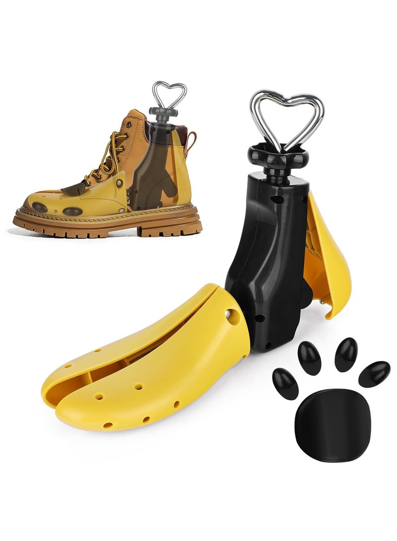 كيلا موسع أحذية، موسع أحذية جديد للنساء والرجال، قابل للتمدد في 4 اتجاهات، لتشكيل الجزء الداخلي من الحذاء، للأحذية العالية والأحذية ذات الأربطة أو السحابات، ومعظم الأحذية المسطحة والأحذية ذات الكعب العالي - Image 1