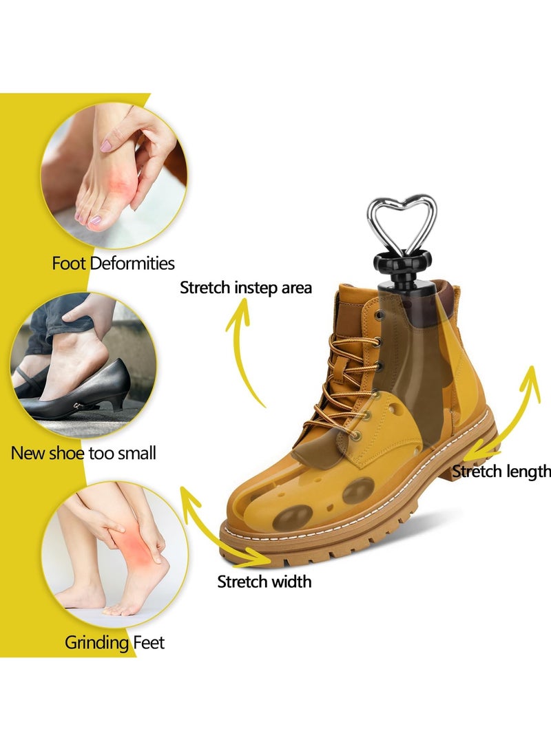 كيلا موسع أحذية، موسع أحذية جديد للنساء والرجال، قابل للتمدد في 4 اتجاهات، لتشكيل الجزء الداخلي من الحذاء، للأحذية العالية والأحذية ذات الأربطة أو السحابات، ومعظم الأحذية المسطحة والأحذية ذات الكعب العالي - Image 3