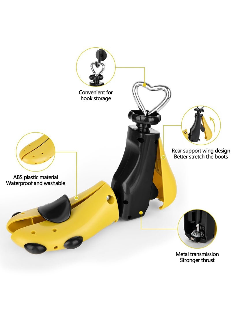 كيلا موسع أحذية، موسع أحذية جديد للنساء والرجال، قابل للتمدد في 4 اتجاهات، لتشكيل الجزء الداخلي من الحذاء، للأحذية العالية والأحذية ذات الأربطة أو السحابات، ومعظم الأحذية المسطحة والأحذية ذات الكعب العالي - Image 5