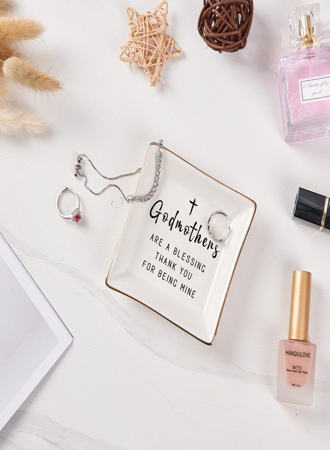 Spegiffu Godmother Gifts from Godchild, Gifts for Godmother Trinket Ring Dish - Godmothers...Thank You for Being Mine, Birthday Christmas Mother's Day Gift for Godmother - Image 4