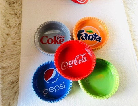 Ceramic Plate for Sauces and Condiments Bottle Cap Plate-Order Note Color