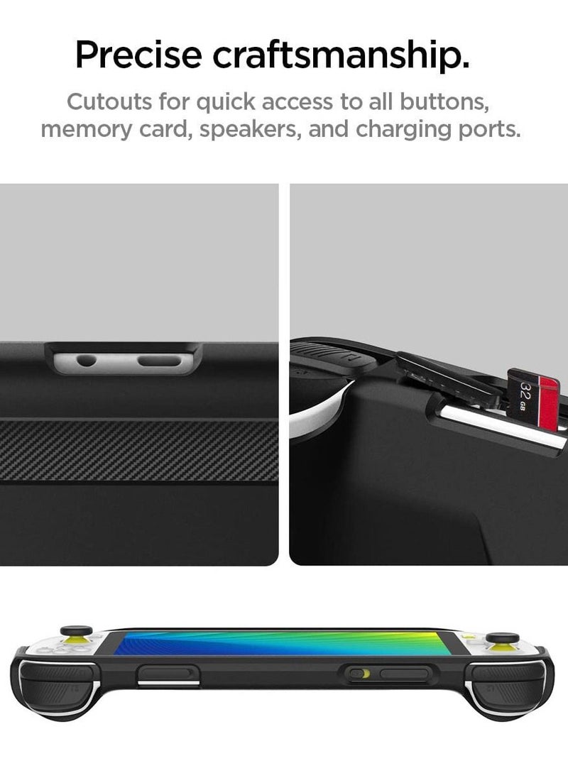 Spigen Rugged Armor for Logitech G Cloud Gaming Handheld Protective Case Cover with Wrist Strap - Matte Black  - Image 5