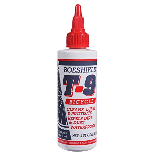 Boeshield T-9 Bicycle Chain Waterproof Lubricant and Rust Protection, 4 oz Liquid, Original Version (122183) , White - Image 1