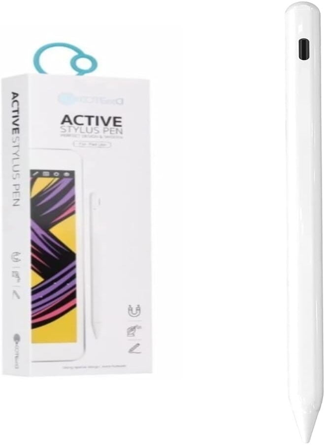 Coteetcl COTEetCl CS8861 Active Stylus Capacitive Touch Pen with Battery, Type-C Charging Port For iPad 