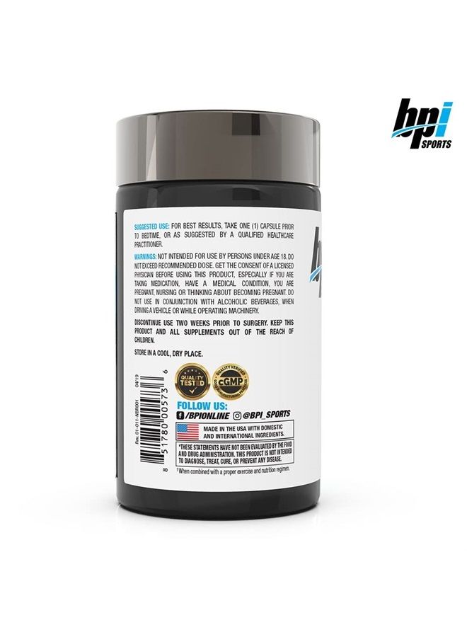 BPI SPORTS Nite burn – Nighttime Fat Burner & Sleep Support – Keto-Friendly – Weight Loss, Burn Fat, Relaxation, Boost Metabolism – 30 servings – 640mg, Capsule - Image 2