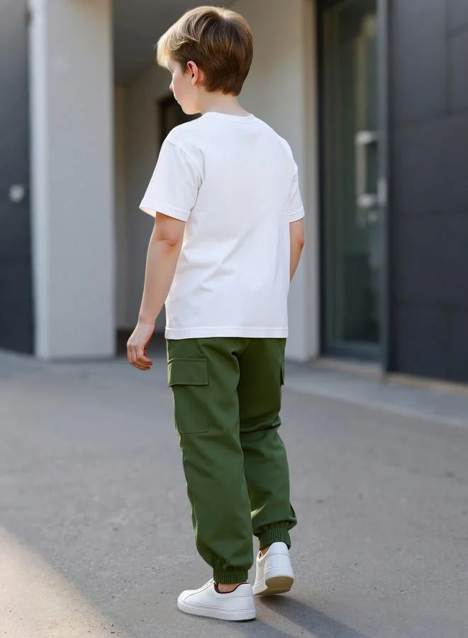 Take Two Take Two Teens Bday Graphic T-Shirt and Cargo Joggers