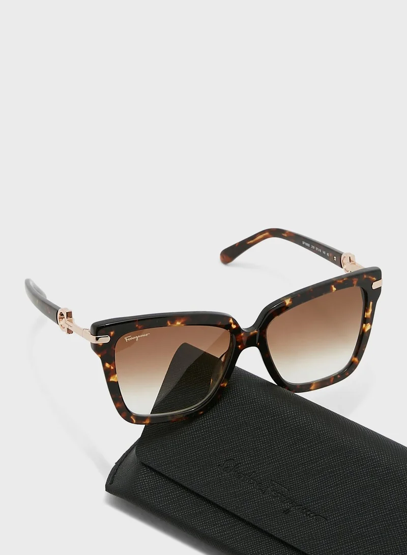 Salvatore Ferragamo Rectangle Sunglasses