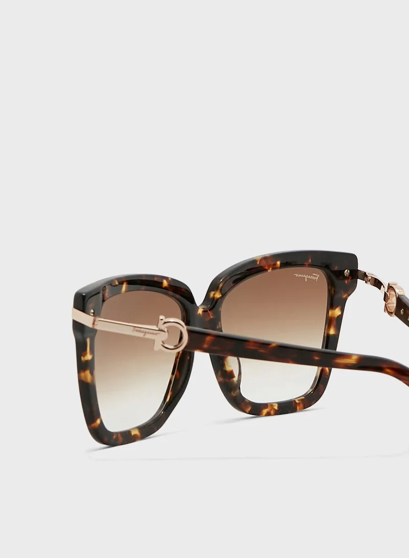 Salvatore Ferragamo Rectangle Sunglasses