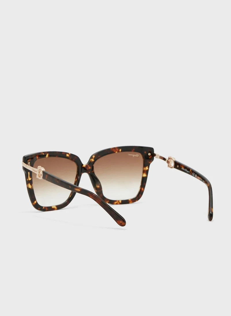 Salvatore Ferragamo Rectangle Sunglasses