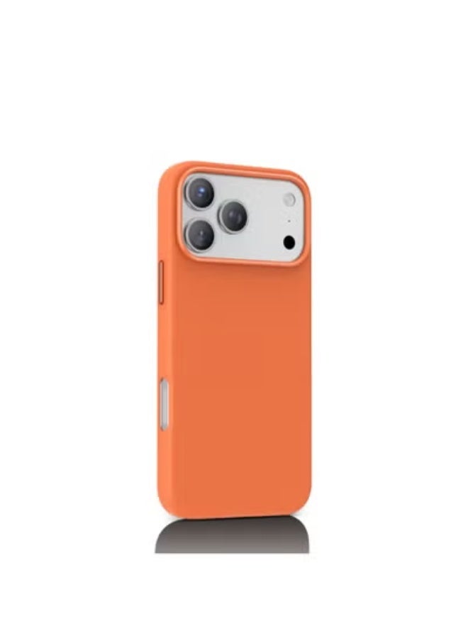 GREEN LION iPhone17 Pro Max Case Leather MagSafe / Camera Protection / Compatible Grip / Drop Protection / Anti Scratch back cover - Orange - Image 1