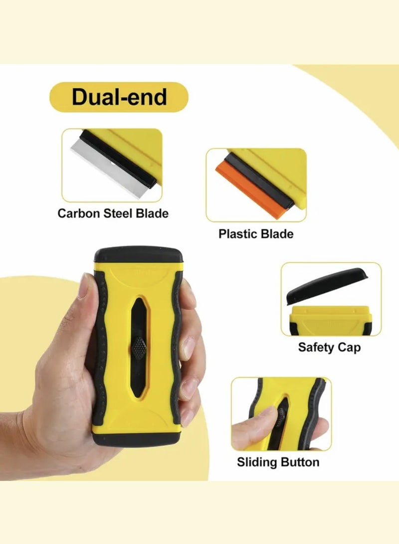 22 pcs set double-head cleaning scraper cleaning glue removal tool glass scraper cleaning - Image 5