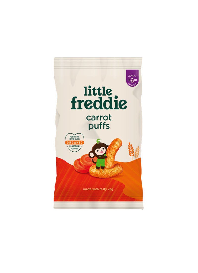 LITTLE FREDDIE Organic Carrot Puffs (6+ Months) 25g - Image 1