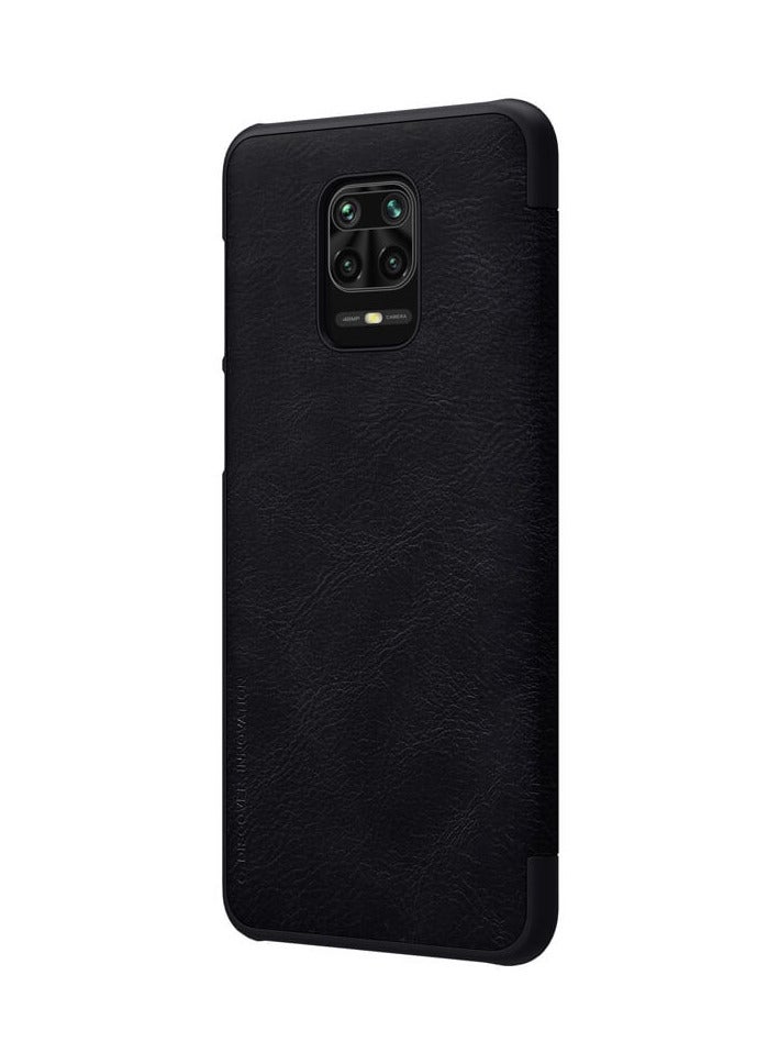 Nillkin Qin Series Leather case for Xiaomi Redmi Note 9 - Black - Image 3