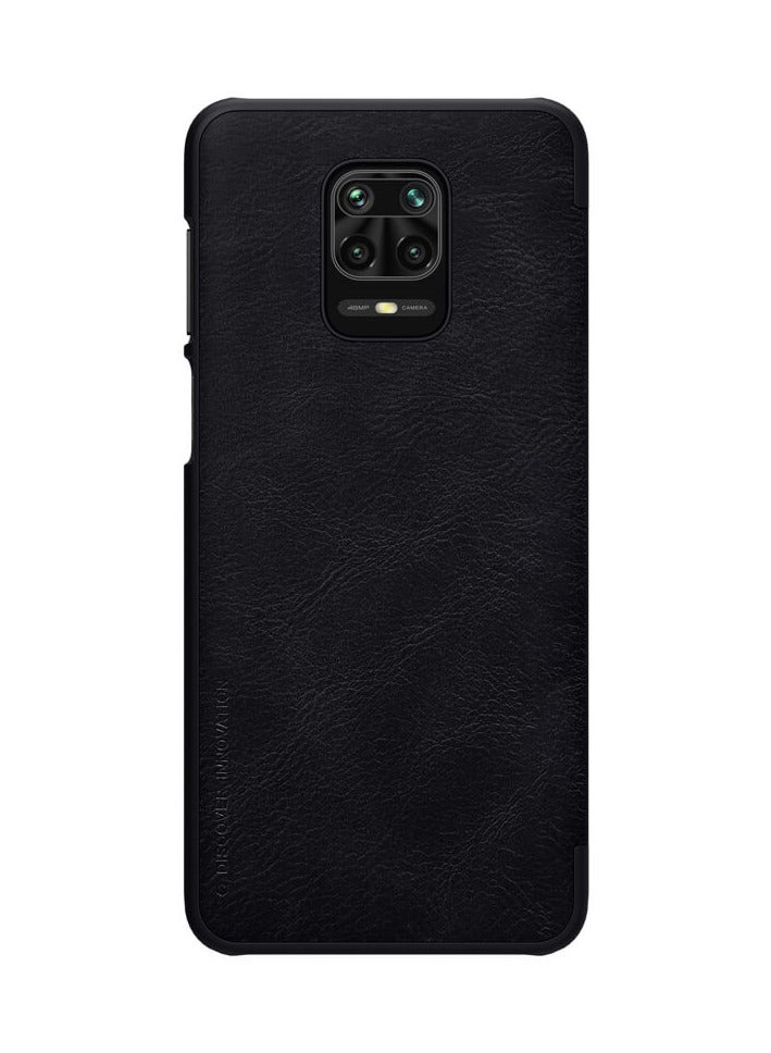 Nillkin Qin Series Leather case for Xiaomi Redmi Note 9 - Black - Image 2