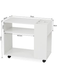StorageNest StorageNest Mobile File Cabinet with Open Shelves UnderDesk Organizer for Office Supplies  - Image 3