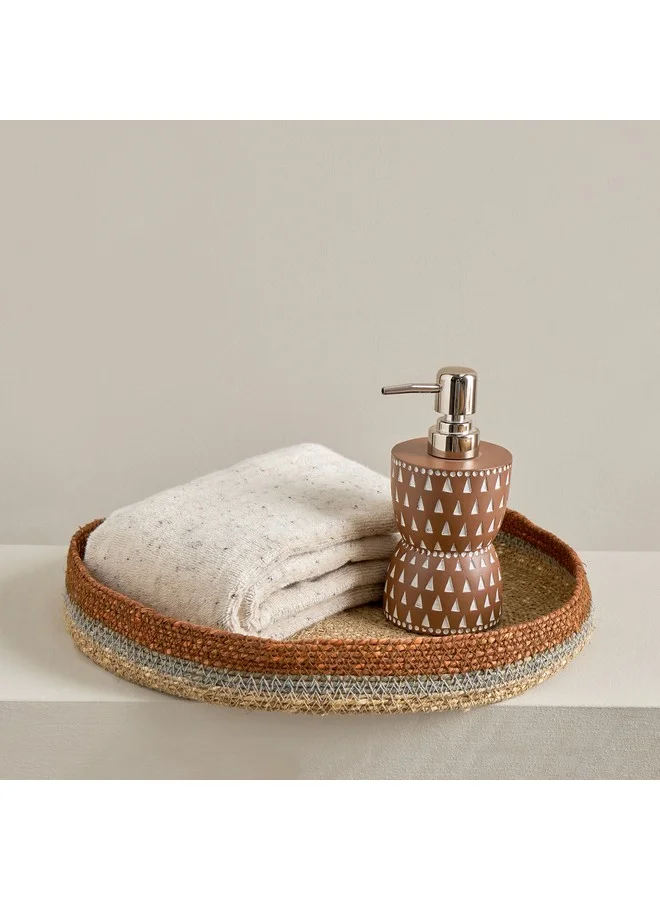 Home Box Noir Sea Grass Bath Tray 35 x 5 x 35 cm