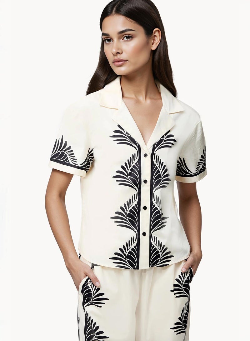 French Connection Nola Alexis Printed Shirt - Image 1