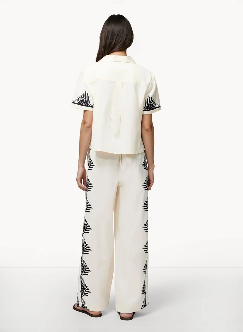 فرنش كونكشن قميص أليكسيس مطبوع من نولا