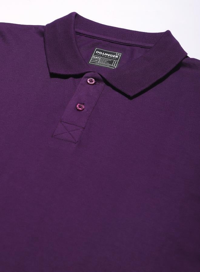 Dillinger Men Regular Fit Long Sleeve Solid Polo - Image 2