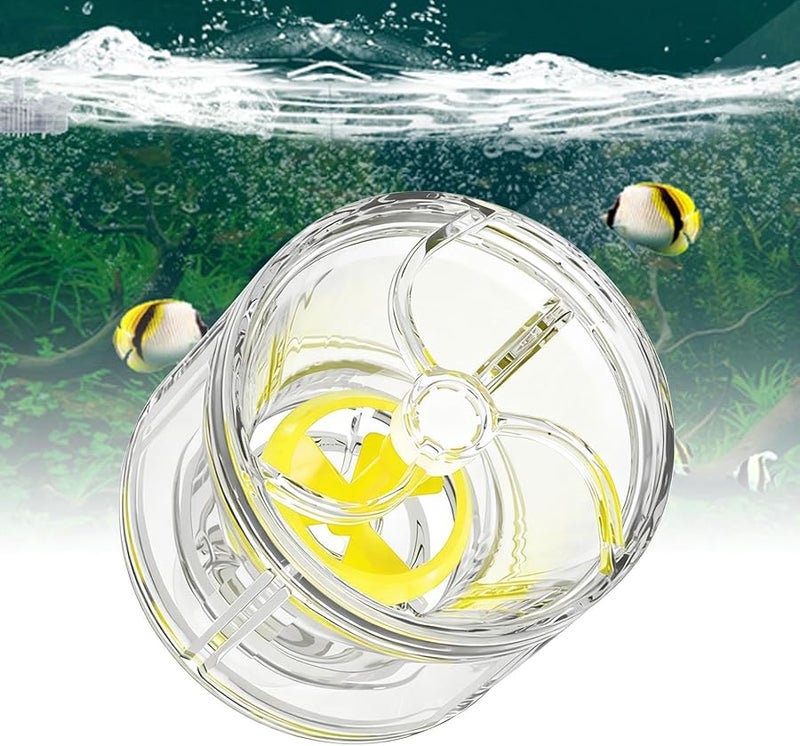 Yellow Aquarium Power Head Water Flow Pump for Fish Tank Pond Oxygen Change - Image 4