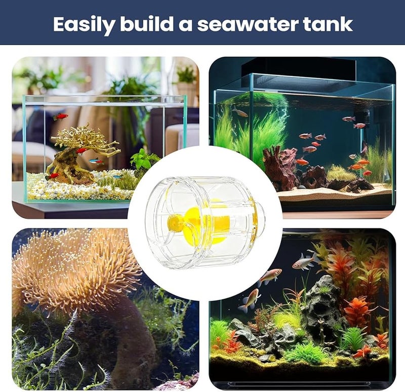 Yellow Aquarium Power Head Water Flow Pump for Fish Tank Pond Oxygen Change - Image 5