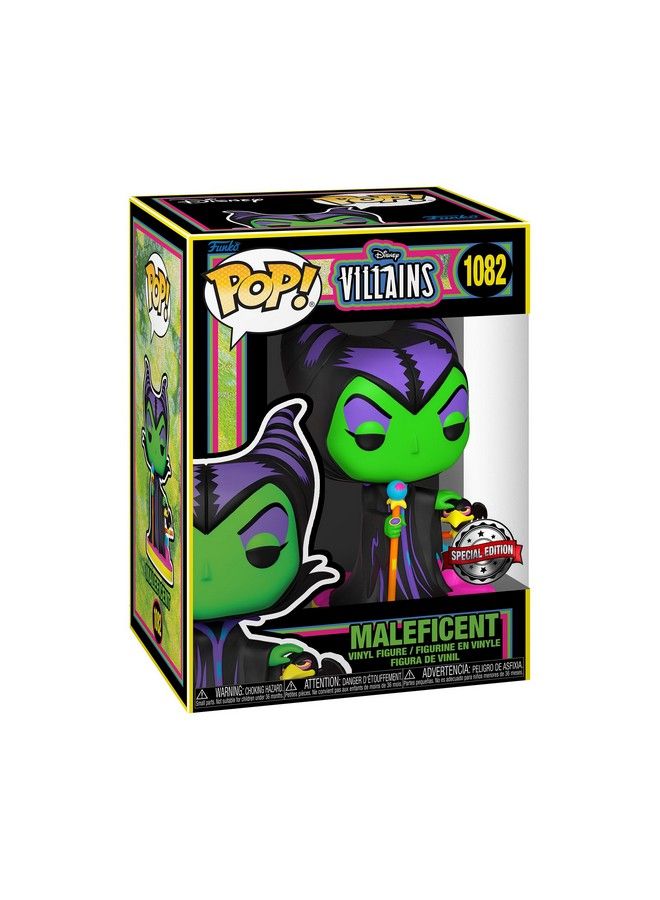 Funko Disney Villains Pop! Maleficent (Blacklight) Vinyl Figure Hot Topic Exclusive - Image 1