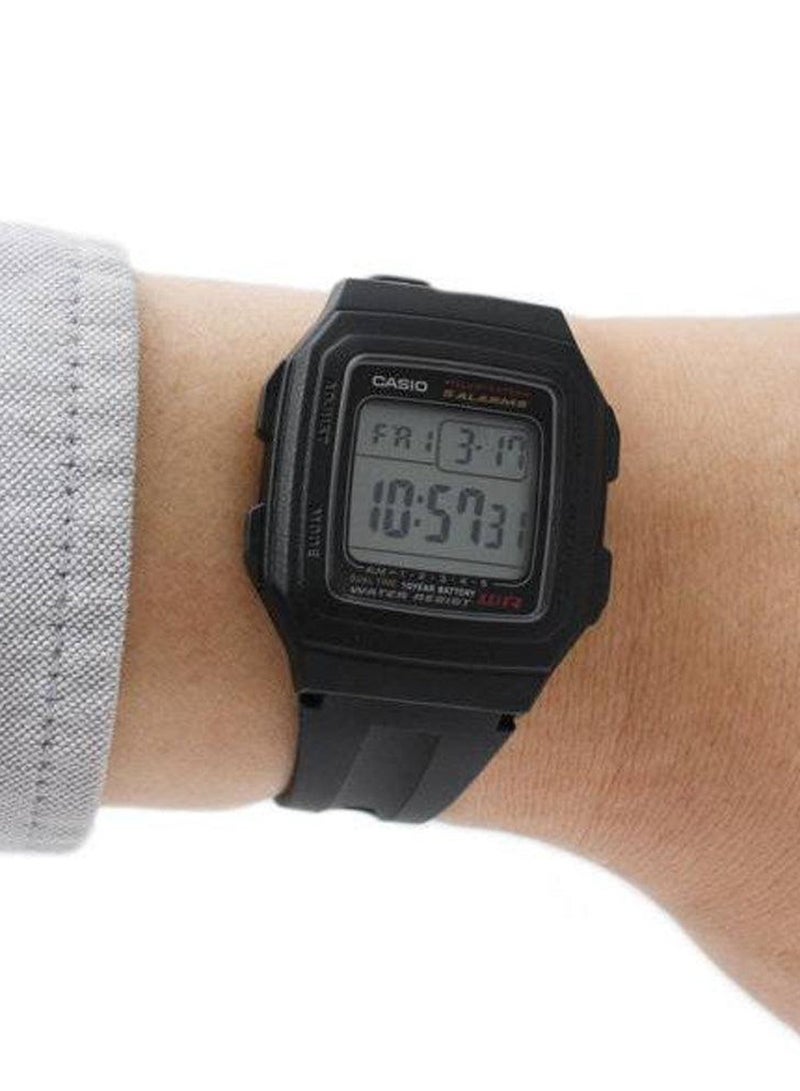 كاسيو ساعة كاسيو الرقمية للجنسين F-201WA-1ADF - Image 2