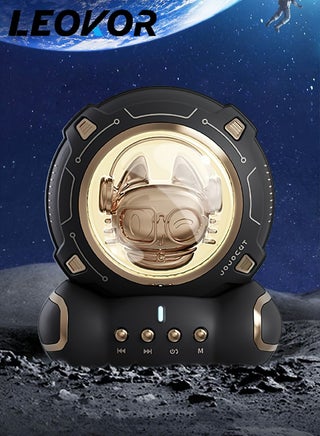 مكبر صوت لاسلكي محمول بتقنية البلوتوث، مكبر صوت صغير متعدد الوظائف من Spaceman، مكبر صوت بإضاءة ليلية مع مقبس لسطح المكتب مع TWS للسفر في الهواء الطلق في المنزل، مكبر صوت على الرف، ديكور، هدية عيد ميلاد - pzsku/Z4DE9F4E542B523C6522BZ/45/_/1723530108/c7a342df-b751-4025-90ac-244d54643904