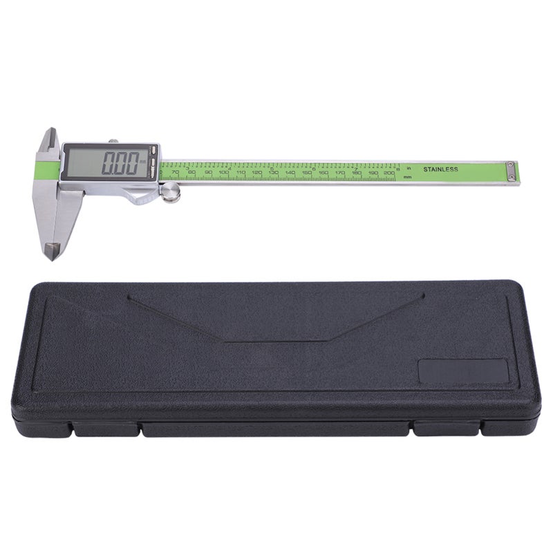 Digital Vernier Caliper 150mm 200mm 300mm Stainless Steel with Large LED Display - Accurate 0.01mm Measurement Conversion for DIY - Image 1