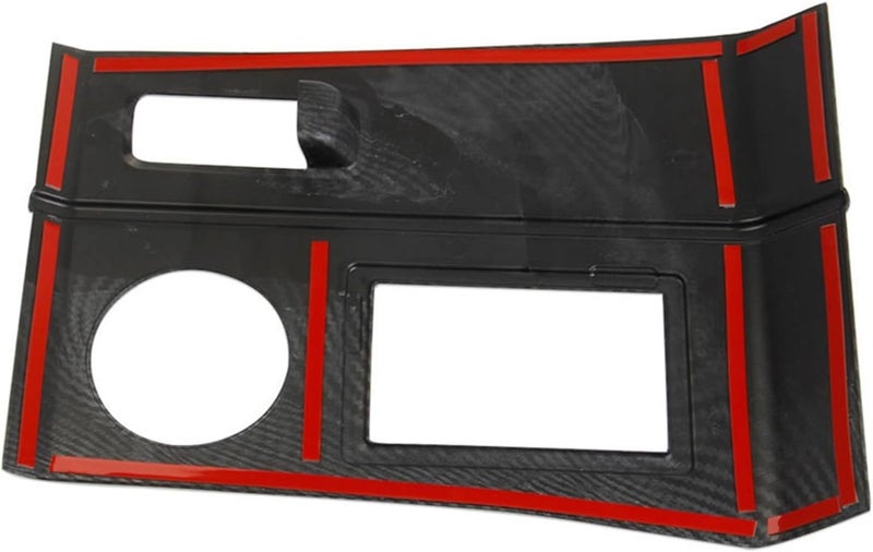 DEMULAX Carbon Fiber Gear Shift Panel Trim for Mitsubishi Outlander 2022 - Image 3