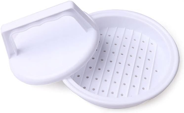 1 Set Round Shape Hamburger Press Hamburger Meat Beef Grill Burger Press Patty Maker Kitchen Tools - Image 1